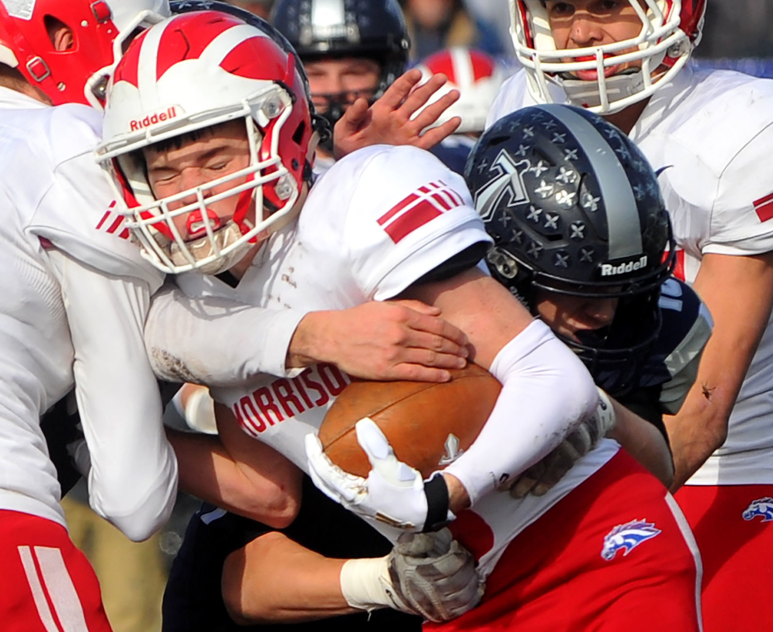 Morrison vs Annawan-Wethersfield in Class 1A football quarterfinal.
